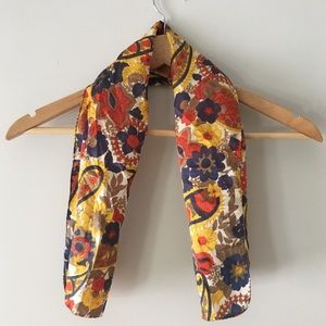 Vintage Scarf - Floral Motif